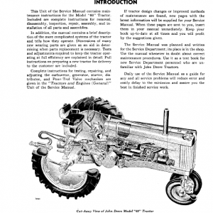 John Deere 60, 620, 630 (60 Series) Tractors Technical Manual - Image 5