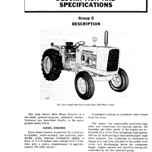 John Deere 2010 Wheel Tractor Repair Technical Manual - Image 2