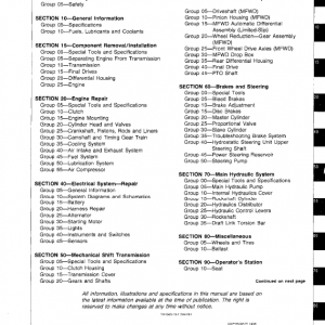 John Deere 2000, 2100, 2200, 2300, 2400 Tractors Repair Technical Manual - Image 2