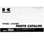 Kawasaki 115ZIII Wheel Loader Service Manual - Image 5