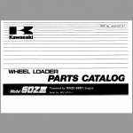 Kawasaki 60ZIII Wheel Loader Service Manual - Image 2
