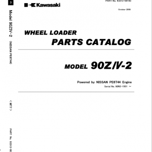 Kawasaki 90ZIV-2 Wheel Loader Repair Service Manual - Image 5