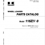 Kawasaki 115ZIV-3 Wheel Loader Repair Service Manual - Image 2