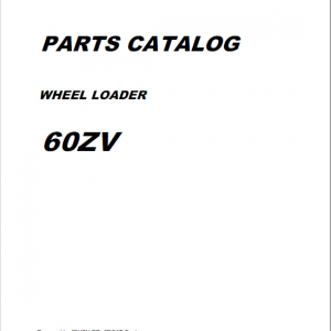 Kawasaki 60ZV Wheel Loader Repair Service Manual - Image 5