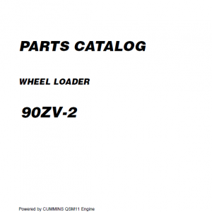 Kawasaki 90ZV-2 Wheel Loader Service Manual - Image 3