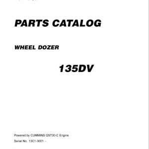 Kawasaki 135ZV-2 Wheel Loader Service Manual - Image 3