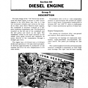 John Deere 70, 720, 730 (70 Series) Tractors Technical Manual - Image 4