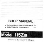 Kawasaki 115ZIII Wheel Loader Service Manual - Image 2