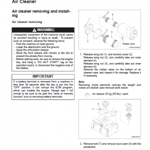 Kawasaki 135ZIV-2 Wheel Loader Repair Service Manual - Image 2