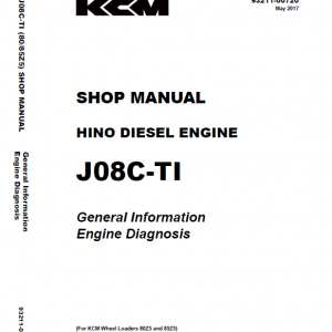 Kawasaki 85ZV-2 Wheel Loader Service Manual - Image 3