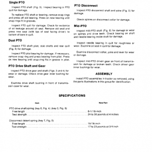 John Deere 1520 Utility Tractor Repair Technical Manual - Image 4