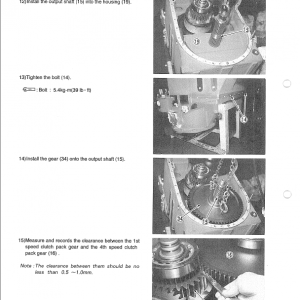 Kawasaki 85ZIV Wheel Loader Repair Service Manual - Image 3