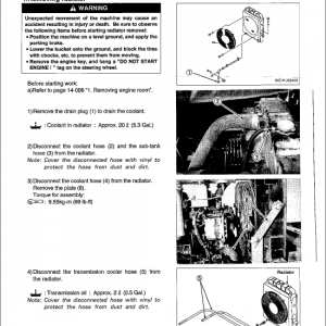 Kawasaki 60ZIV-2 Wheel Loader Repair Service Manual - Image 5