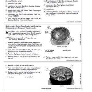 John Deere 313, 315, CT315 SkidSteer Loader Technical Manual - Image 3