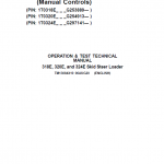 John Deere 318E, 320E, 324E SkidSteer Loader Manual (Manual Controls - SN after G253889)
