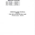 John Deere 318E, 320E, 324E SkidSteer Loader Manual (Manual Controls - SN after J249291)