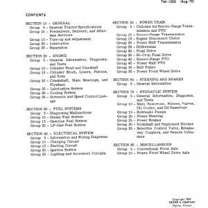 John Deere 4000, 4010, 4020 Tractors Repair Technical Manual - Image 2