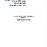 John Deere 670D, 672D, 770D, 772D, 870D, 872D Motor Grader Technical Manual - Image 2