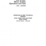 John Deere 670G, 670GP, 672G, 672GP Grader Technical Manual (SN - 634753) - Image 2