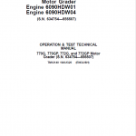 John Deere 770G, 770GP, 772G, 772GP Grader Manual (S.N 634754 - 656507 & Engines W01, W04) - Image 2