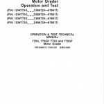 John Deere 770G, 770GP, 772G, 772GP Grader Service Manual (S.N 656729 -678817)