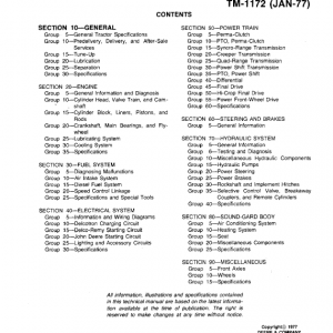 John Deere 4430, 4630 Tractors Repair Technical Manual - Image 3