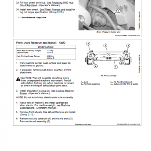 John Deere 870G, 870GP, 872G, 872GP Grader Technical Manual (S.N - 634753 ) - Image 3