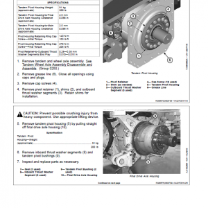 John Deere 870G, 870GP, 872G, 872GP Grader Manual (S.N 634754 -656507 & Engines W01 & W04) - Image 4