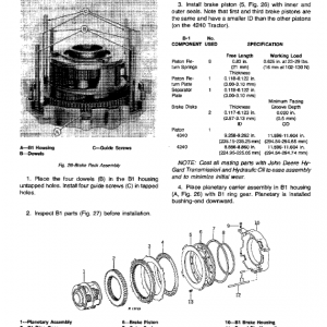 John Deere 4040, 4240 Tractors Repair Technical Manual - Image 4