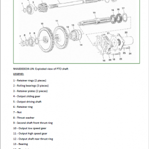 John Deere Tractors 280, 284, 300, 304, 320, 324 Repair Technical Manual - Image 4