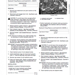 John Deere 312GR, 314G SkidSteer Loader Manual (SN after J288093) - Image 5