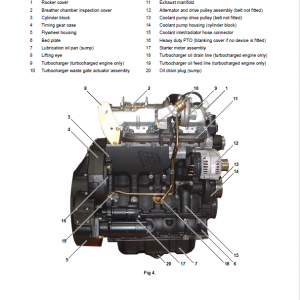 JCB 444, 448 Dieselmax Mechanical Engine Repair Service Manual - Image 3