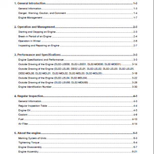 Daewoo D24NAP Engine Operation and Maintenance Manual - Image 3