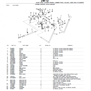 John Deere 644, 644A Loader Parts Manual PC1110 - Image 4