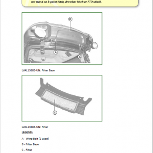 John Deere 3320, 3520, 3720 Compact Utility Tractors Repair Manual (With Cab) - Image 4