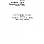 John Deere 310SJ Backhoe Loader Repair Technical Manual (S.N before - 159759) - Image 2