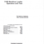 John Deere 710D Backhoe Loader Repair Technical Manual - Image 2
