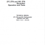 John Deere 27C ZTS, 35C ZTS Excavator Repair Technical Manual - Image 2