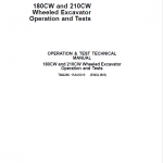 John Deere 180CW, 210CW Wheeled Excavator Repair Technical Manual - Image 2