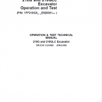 John Deere 210G, 210GLC Excavator Repair Technical Manual (S.N after E520001 -) - Image 2