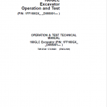 John Deere 160GLC Excavator Repair Technical Manual (PIN: 1FF160GX_ _D055001- ) - Image 2