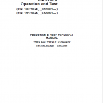 John Deere 210G, 210GLC Excavator Repair Manual (PIN: 1FF210GX_ C520001 & D520001- ) - Image 2