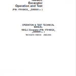 John Deere 160GLC Excavator Repair Technical Manual (PIN: 1F9160GX_ _D055001- ) - Image 2
