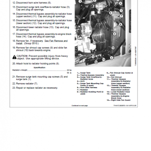 John Deere 315SJ Backhoe Loader Repair Technical Manual (S.N before - BE315SJ300868 ) - Image 3