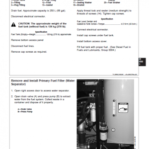 John Deere 110 Excavator Repair Technical Manual - Image 3