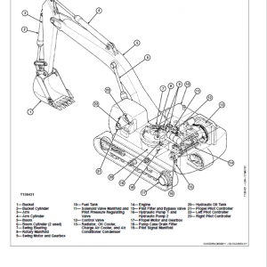 John Deere 450CLC Excavator Repair Technical Manual - Image 3