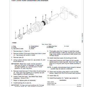 John Deere 80C Excavator Repair Technical Manual - Image 3