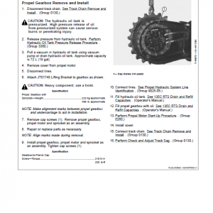 John Deere 135C RTS Excavator Repair Technical Manual - Image 3