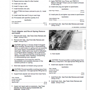 John Deere 135D Excavator Repair Technical Manual - Image 3