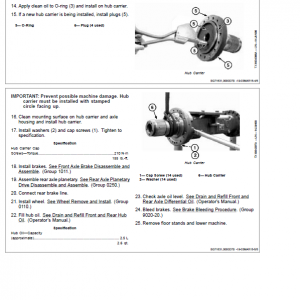 John Deere 190GW Wheeled Excavator Repair Technical Manual (S.N after E051001 - ) - Image 3